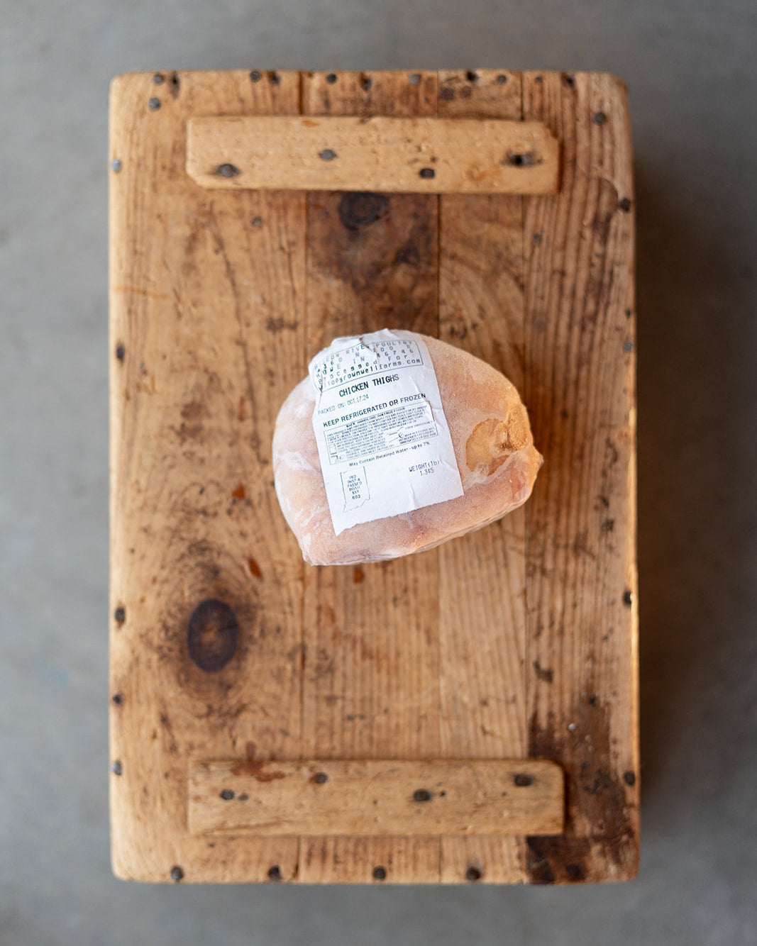 regeneratively raised chicken thighs