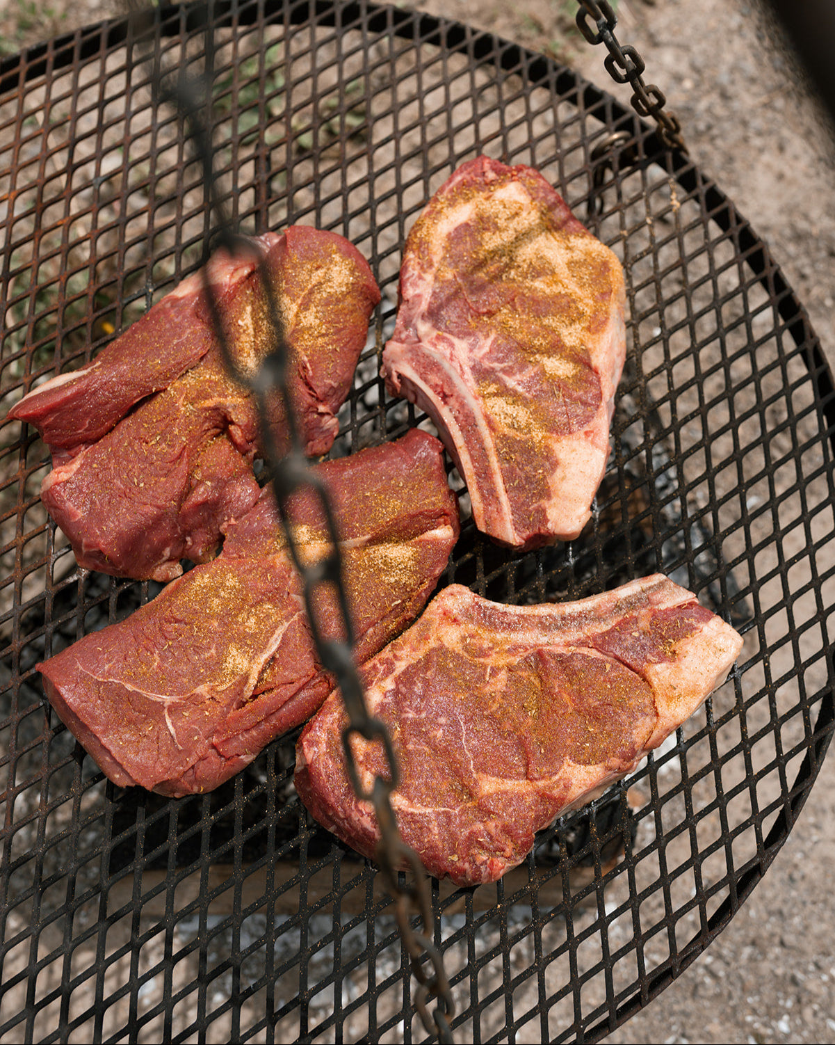 Grass finished ribeye steak